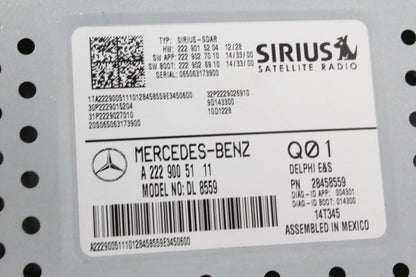 2015-2020 Mercedes-Benz C300 C-Class W205 Sirius Satellite Radio Receiver 222900