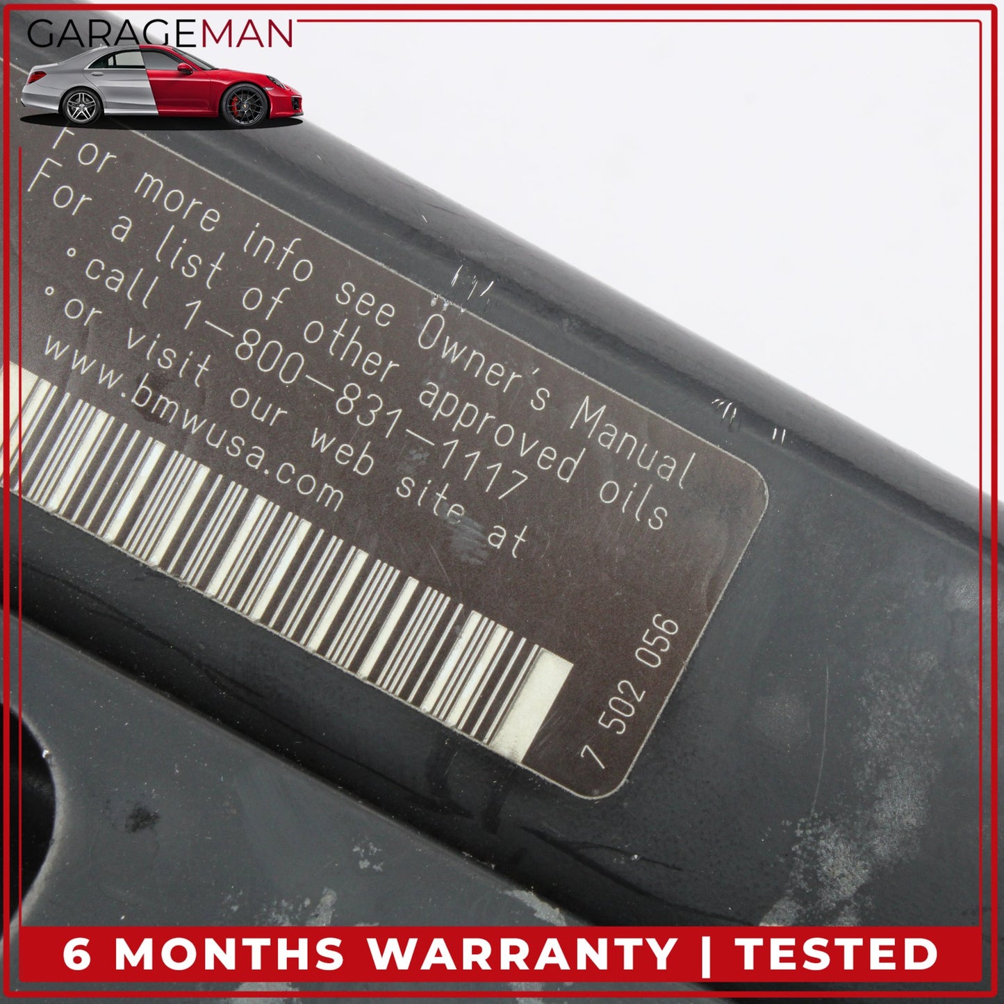 2011-2016 BMW 528i F10 Sedan Upper Radiator Core Support Bar 51647200689 OEM