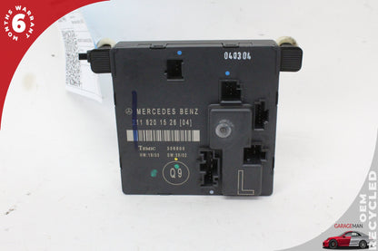 2003-2006 Mercedes W211 E500 Rear Left Side Door Control Module 2118201526 OEM