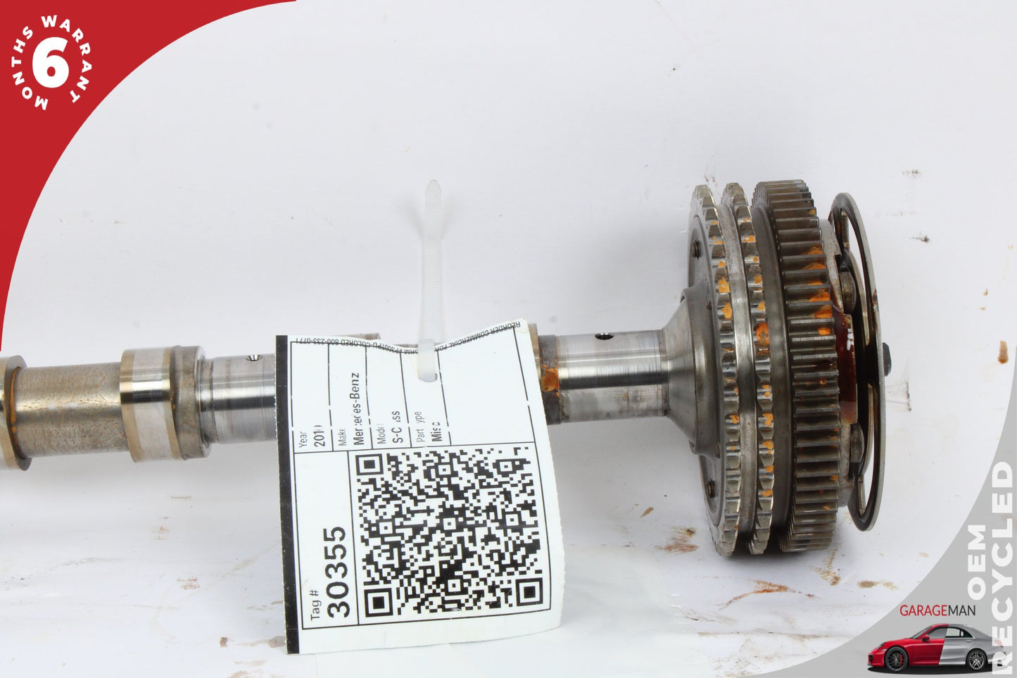 2007-2015 Mercedes W221 S550 5.5L Right Side Intake Camshaft 2720510639 OEM