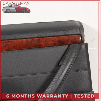2000-2006 Mercedes W215 CL500 Rear Left Side Door Trim Panel Leather Black OEM