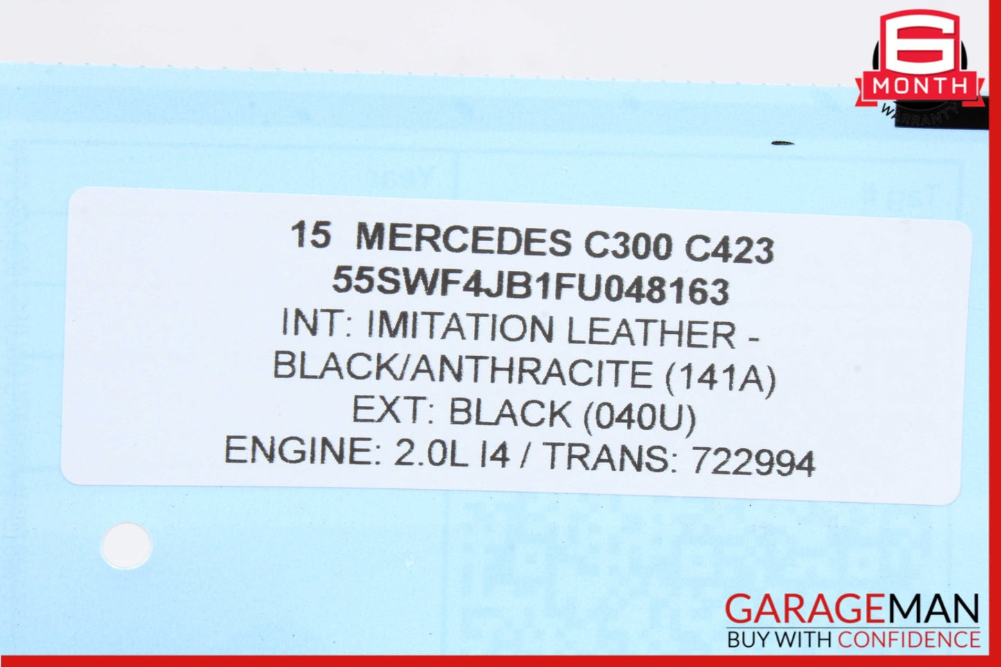 2015-2020 Mercedes-Benz C300 W205 Rear Left Door Lock Actuator 0997303900 OEM