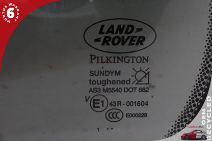 2005-2016 Land Rover LR4 LR3 SUV Rear Left Quarter Window Glass CVB500412 OEM