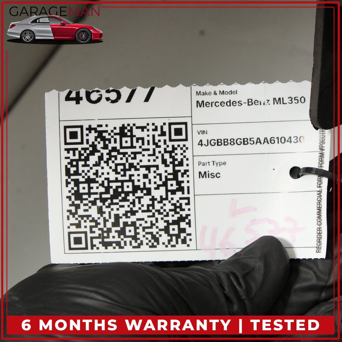 2006-2011 Mercedes W164 ML350 ML500 Left Side Step Running Board 1646900975 OEM