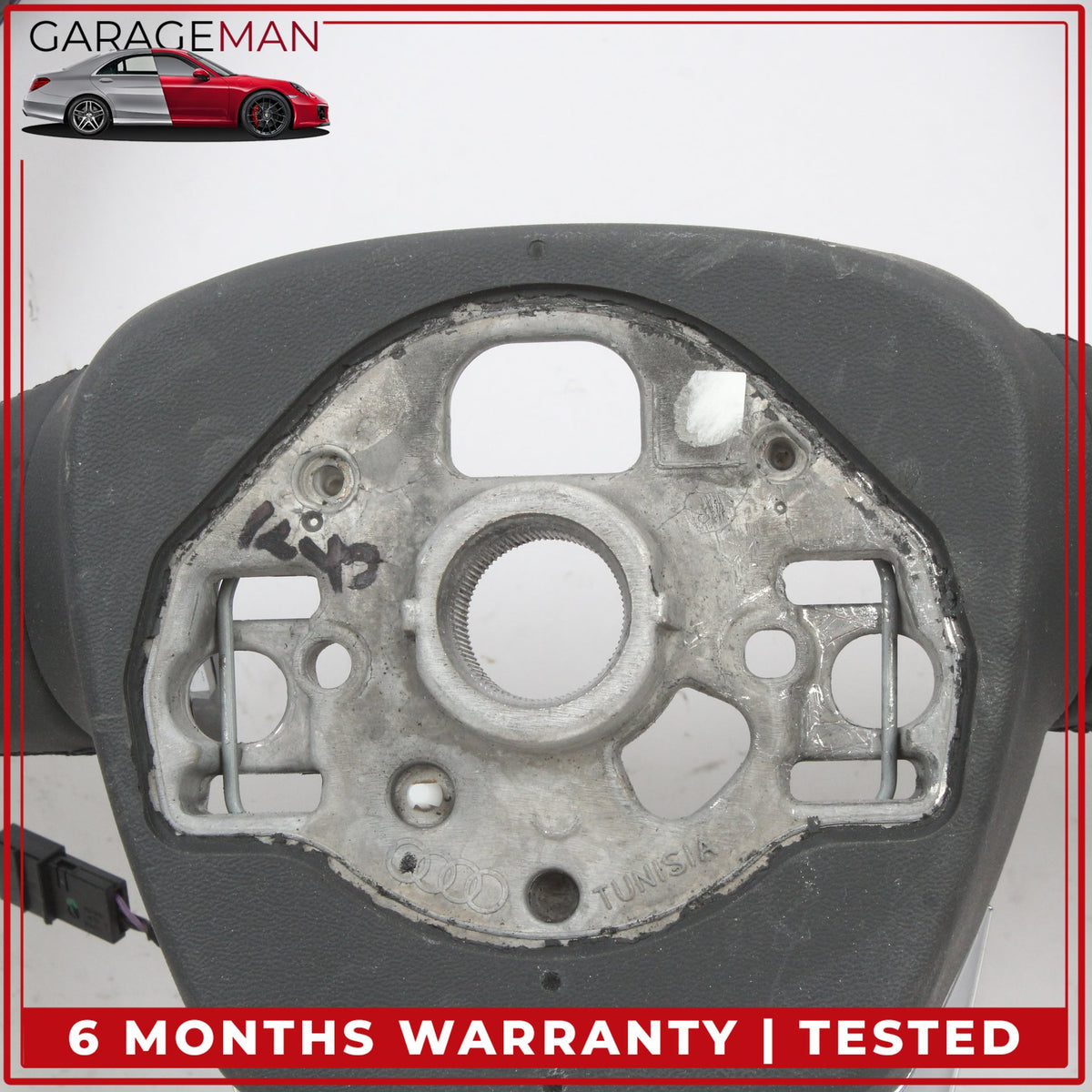 2019-2024 Audi Q3 Front Left Steering Wheel w/ Paddle Shifters 83A419091AH OEM