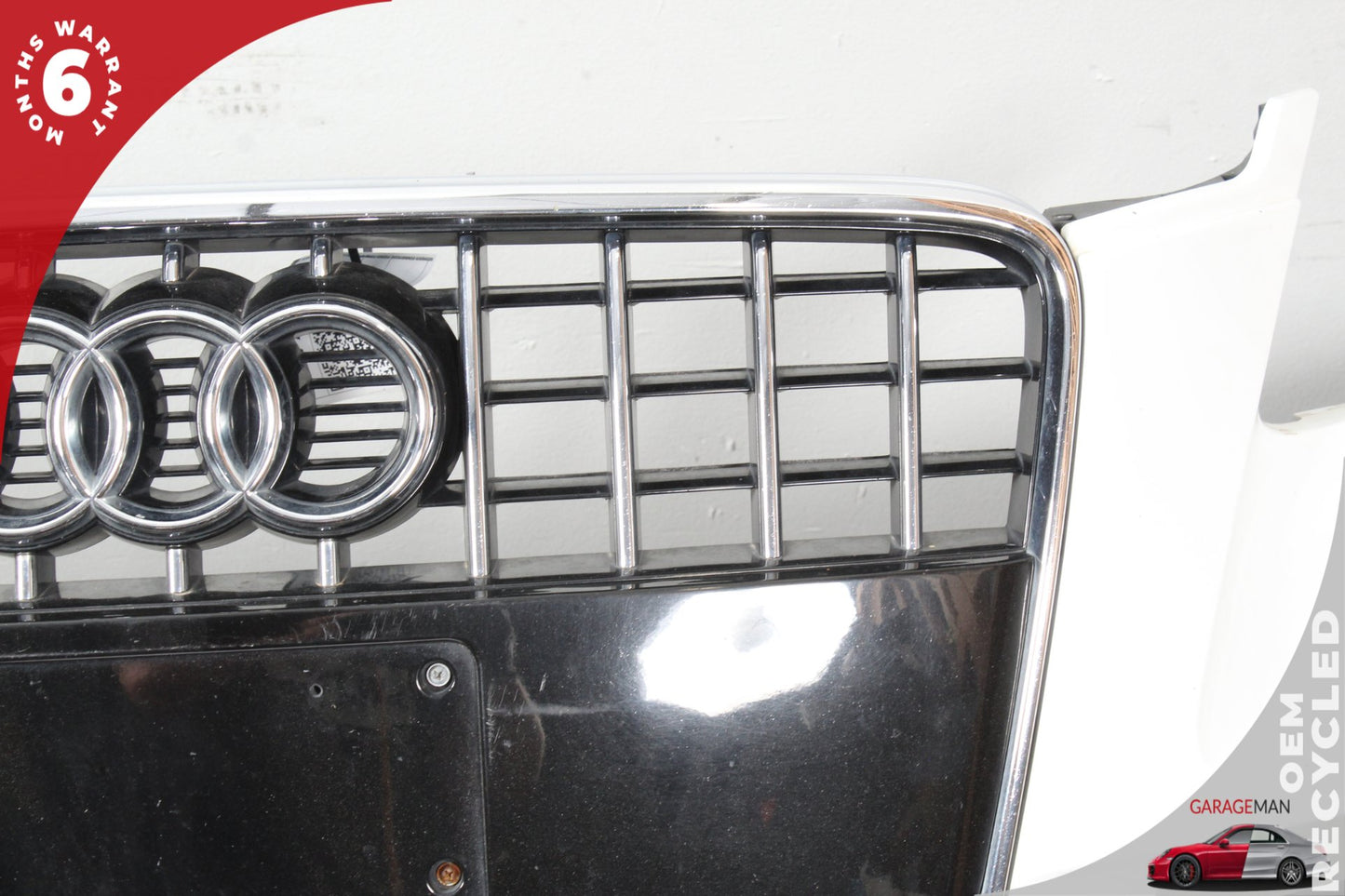 2010-2015 Audi Q7 SUV Front Bumper Cover Aseembly White w/ Grills 4L0807437H OEM