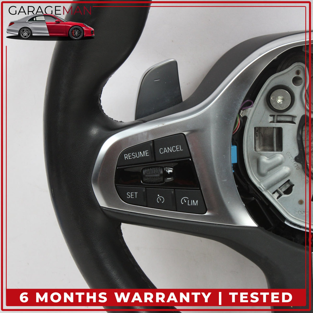 2019-2026 BMW M340i G20 Front Left Heated Steering Wheel w/ Paddle Shifters OEM