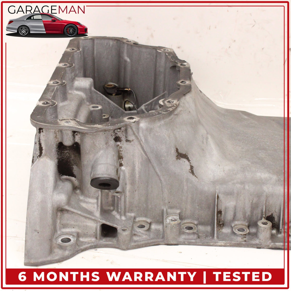 2012-2015 Mercedes W212 E400 E350 M276 RWD Upper Oil Pan Section 2760141802 OEM