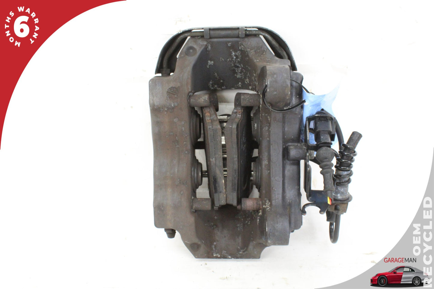 2007-2015 Audi Q7 SUV Rear Left and Right Side Brake Caliper Set Brembo OEM