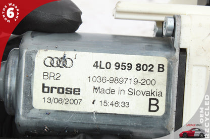 2007-2015 Audi Q7 Rear Right Side Window Regulator Motor 4L0959802B OEM