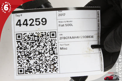 2014-2017 Fiat 500L Front Left Driver Side Seat Belt Black 34152521B OEM