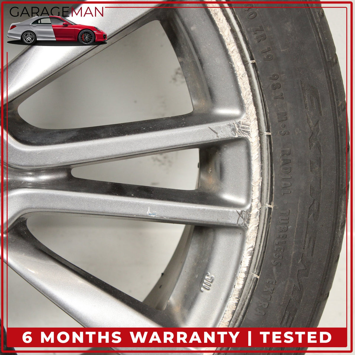 2014-2024 Infiniti Q50 V37 Front or Rear Wheel Rim w/ Tire 9Jx19 D0C004HK9C OEM