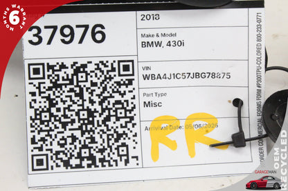2012-2020 BMW 430i F36 Rear Left or Rear Right Side Seat Belt Black 7259391 OEM
