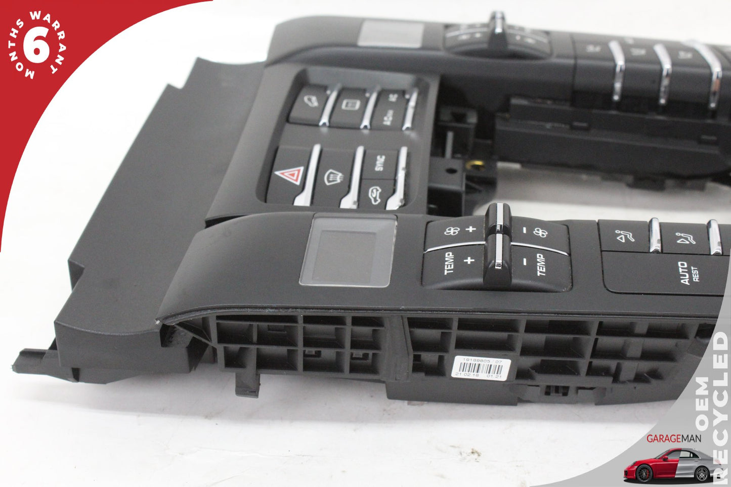 2015-2018 Porsche Macan 95B Center Console Climate Multifunction Switch Control