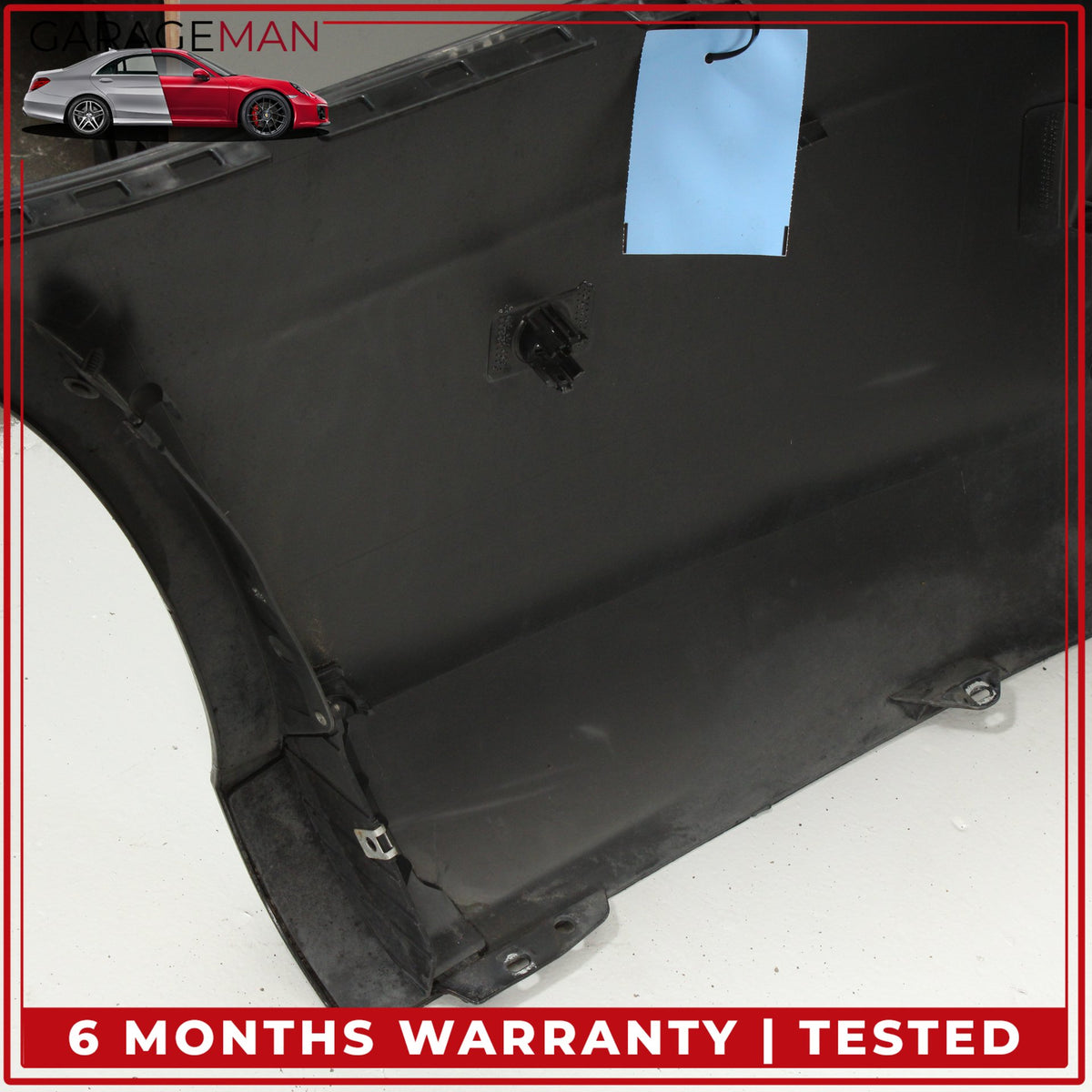 2014-2016 Mercedes W212 E400 E350 Sedan Rear Bumper Cover Black 2128853438 OEM