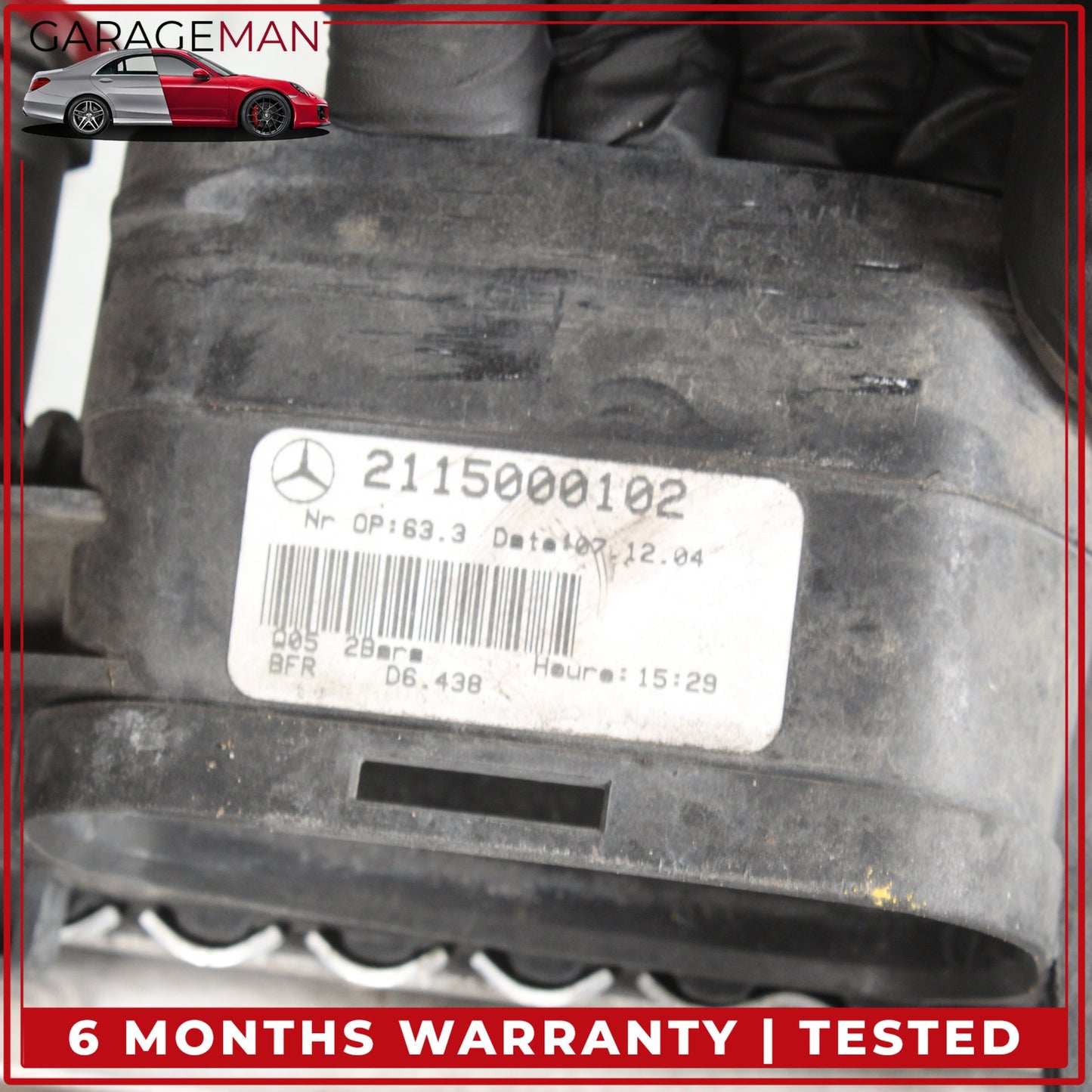 2006-2009 Mercedes-Benz E350 W211 Sedan Engine Cooling Radiator AC A/C Condenser 2115003702 OEM