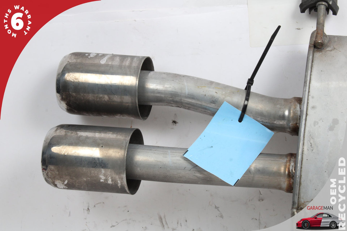 2009-2015 Mini Cooper Exhaust Muffler Pipe End Section w/ Twin Tips 2756514 OEM
