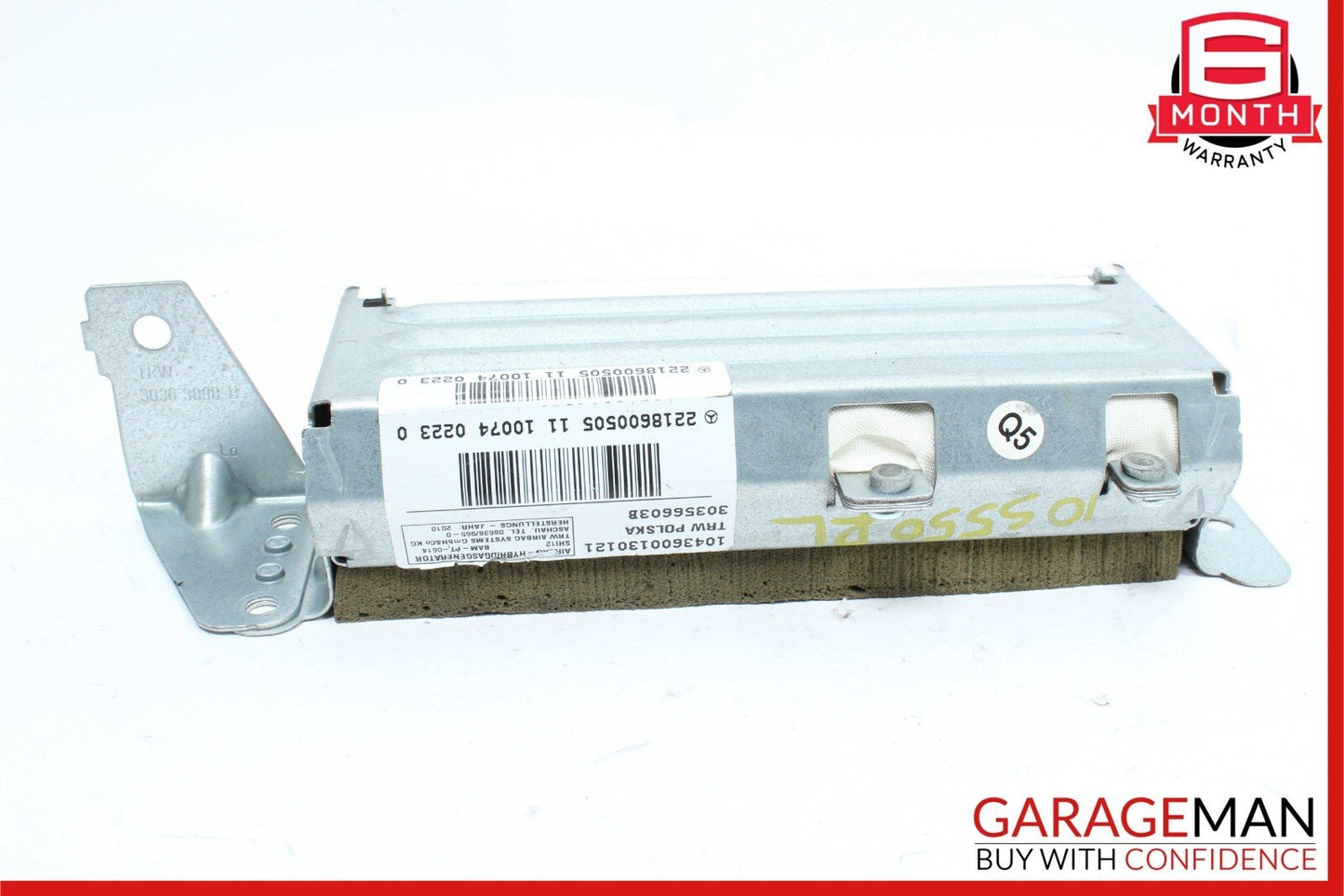 07-14 Mercedes W216 CL550 CL600 S550 Rear Left Side Quarter Airbag Air Bag OEM