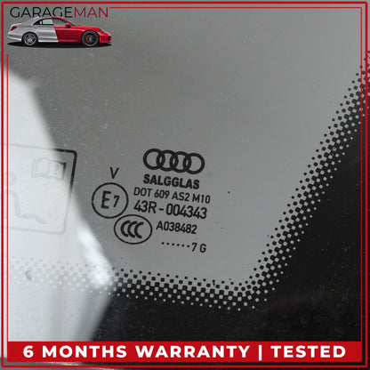 2017-2024 Audi Q7 Rear Right Passenger Side Quarter Window Glass 4M0845298C OEM