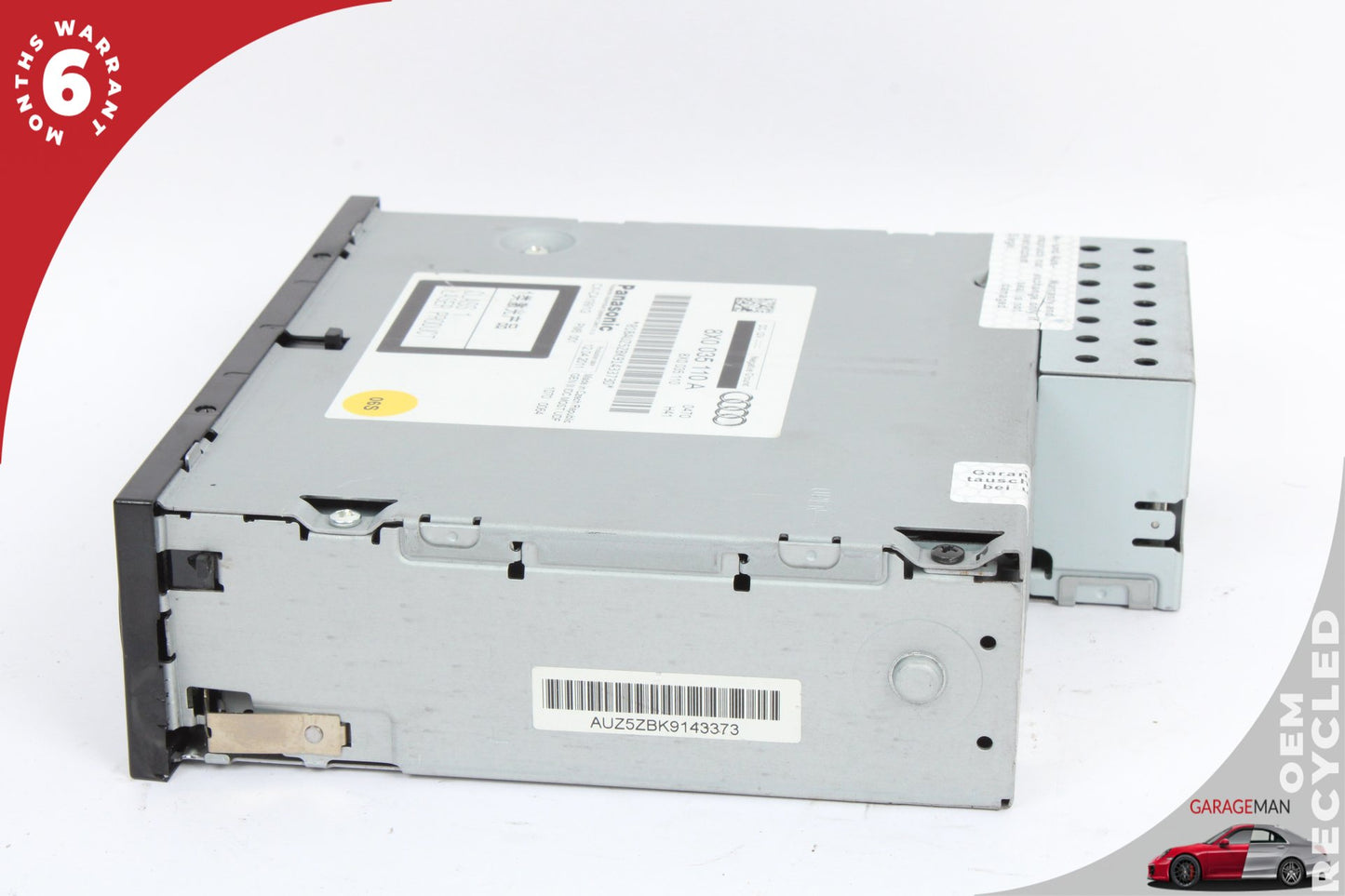 2012-2018 Audi A6 C7 Sedan CD DVD Disc Changer Player 8X0035110A OEM