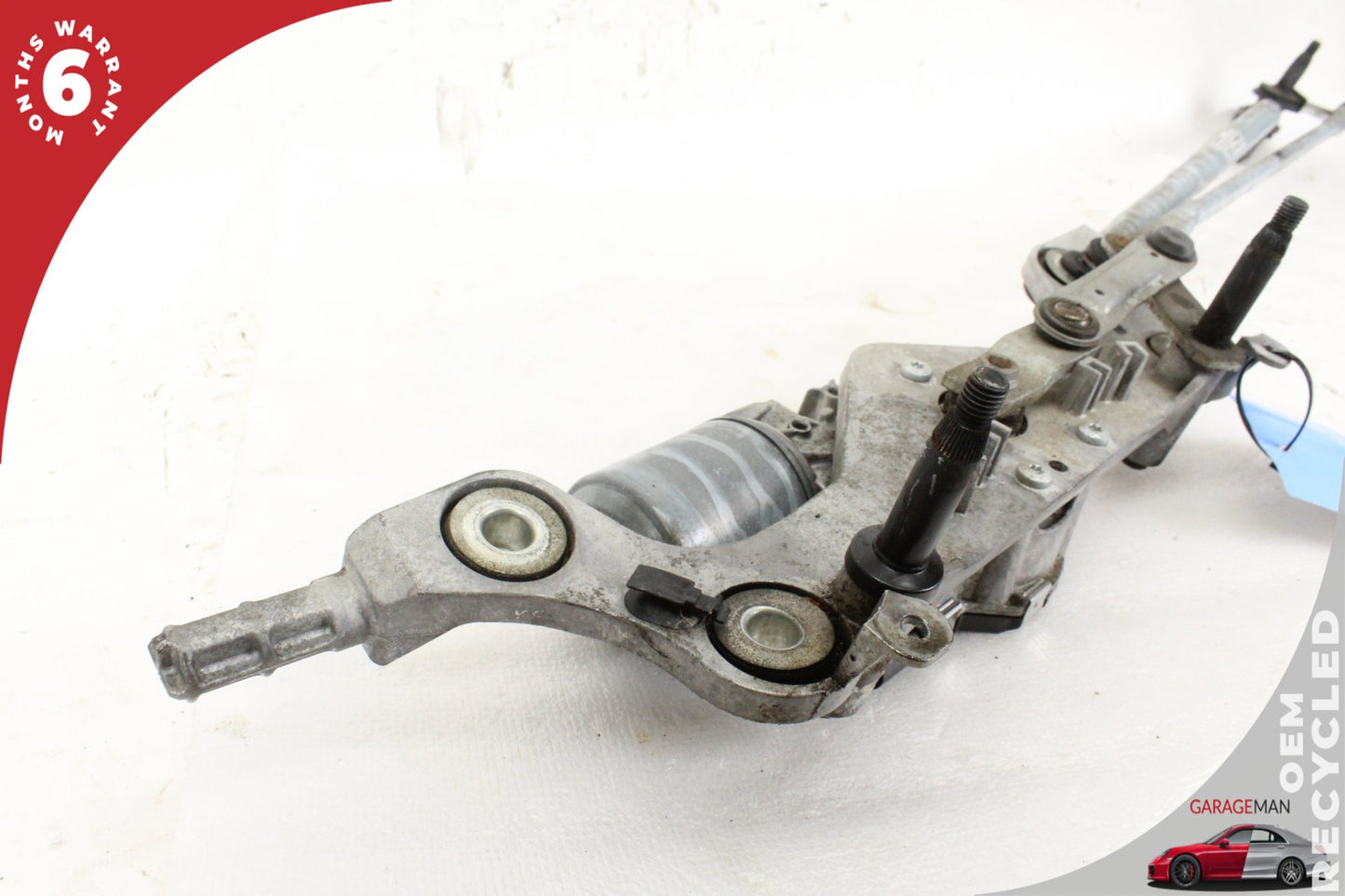 2011-2018 Porsche Cayenne 958 Front Windshield Wiper Linkage w/ Motor OEM