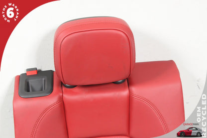 2015-2018 Porsche Macan 95B Front &amp; Rear Complete Leather Seat Assembly Red OEM