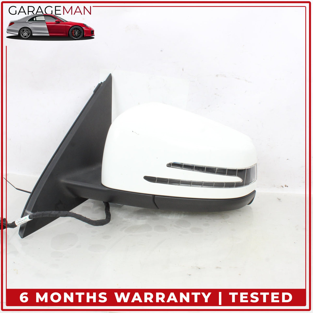 2015-2020 Mercedes X156 GLA250 Left Side Door Rear View Mirror w/ Blind Spot OEM