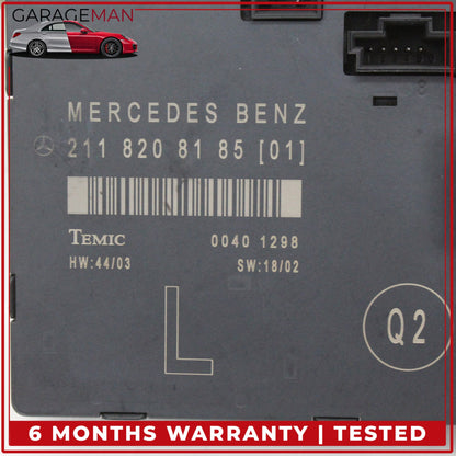 2003-2009 Mercedes-Benz E350 W211 Sedan Left Front Door Control Module 2118208185 OEM