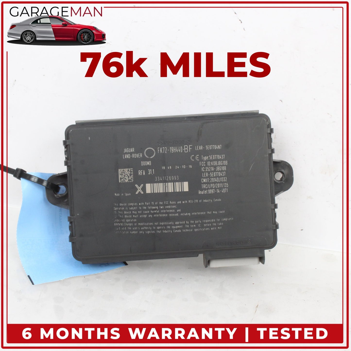 2013-2023 Jaguar F-Type X152 Anti Theft Keyless Entry Control Module Unit OEM