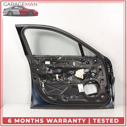 2010-2016 Porsche Panamera 970 Front Left Complete Door Assy Blue Metallic OEM