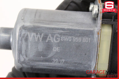 2017-2024 Audi A4 Sedan Front Left Window Regulator Motor 8W0959801 Genuine