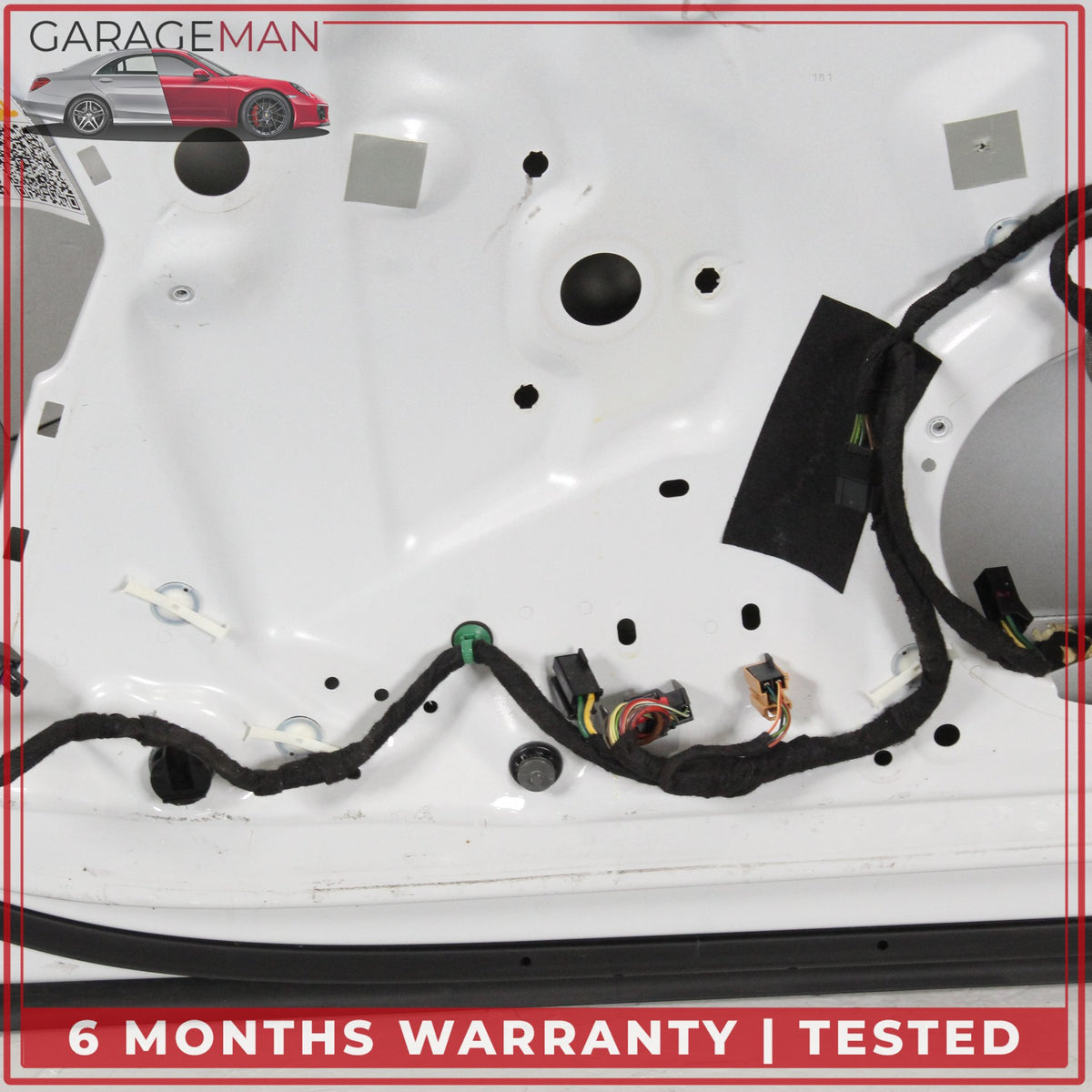 2011-2018 Audi A8 S8 Rear Left Driver Side Door Shell Glacier White Metallic OEM