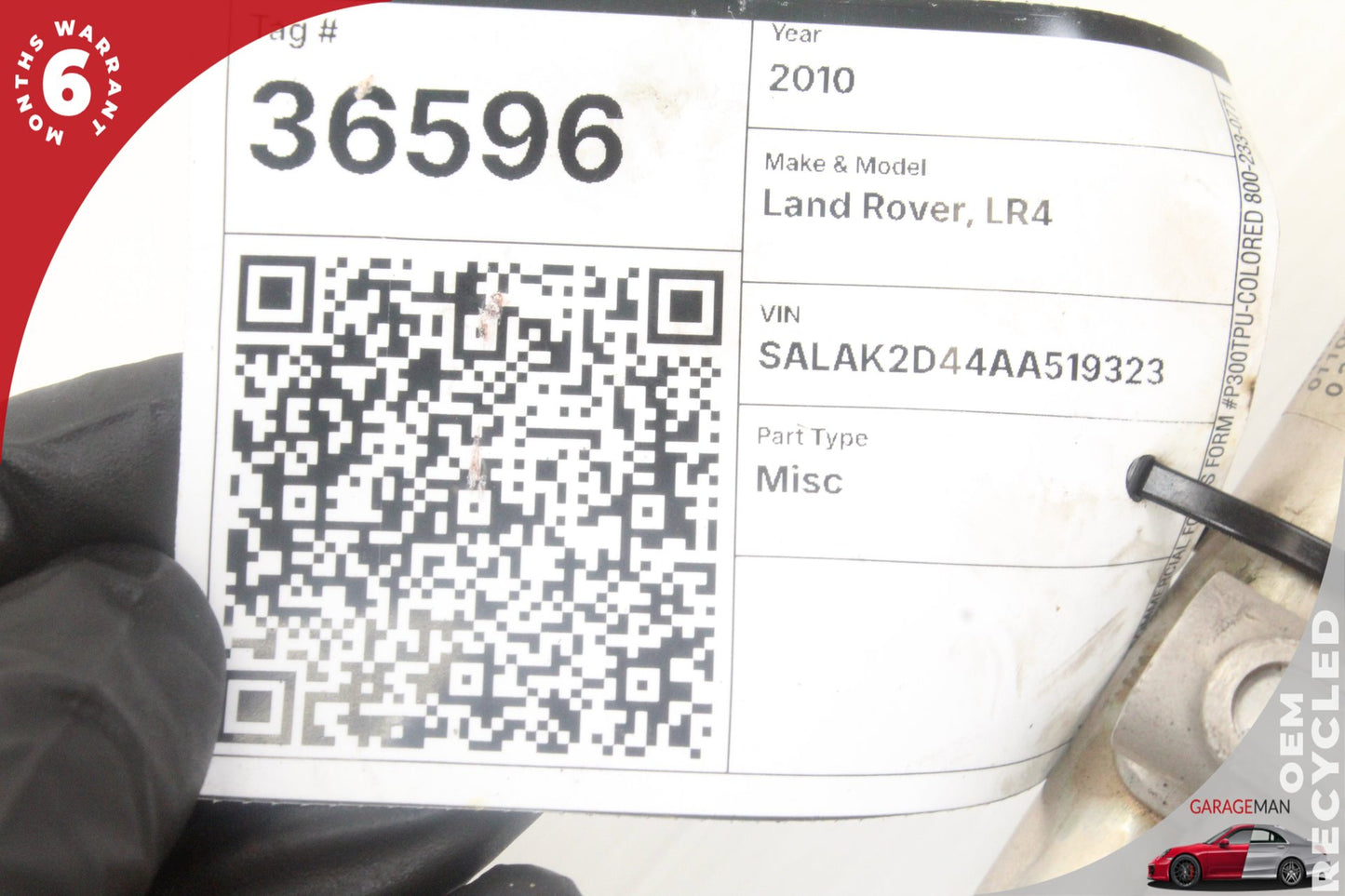 2010-2016 Land Rover LR4 Engine Fuel Injection Rail Right Side 8W939G774AE OEM