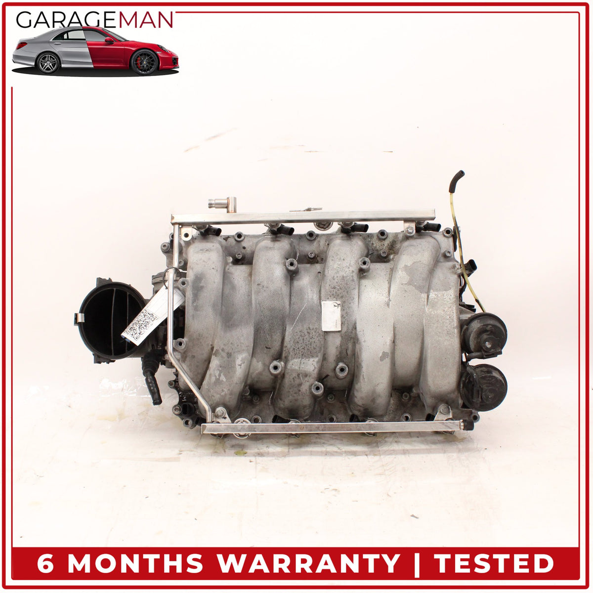 2007-2012 Mercedes W221 S550 Engine Air Intake Manifold w/ Throttle Body OEM