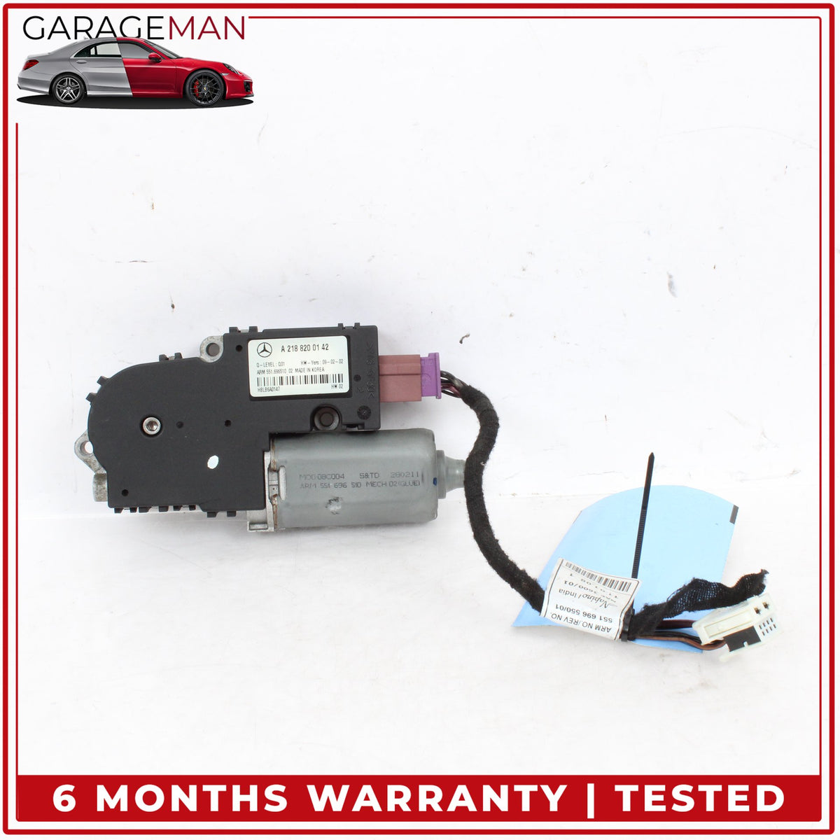 2012-2018 Mercedes W218 CLS63 AMG CLS550 E350 Sunroof Motor 2188200142 OEM