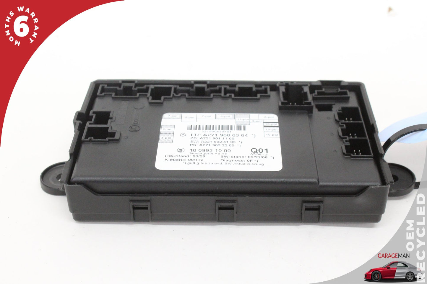 2007-2013 Mercedes W221 S550 S600 Front Right Door Control Module 2219006304 OEM