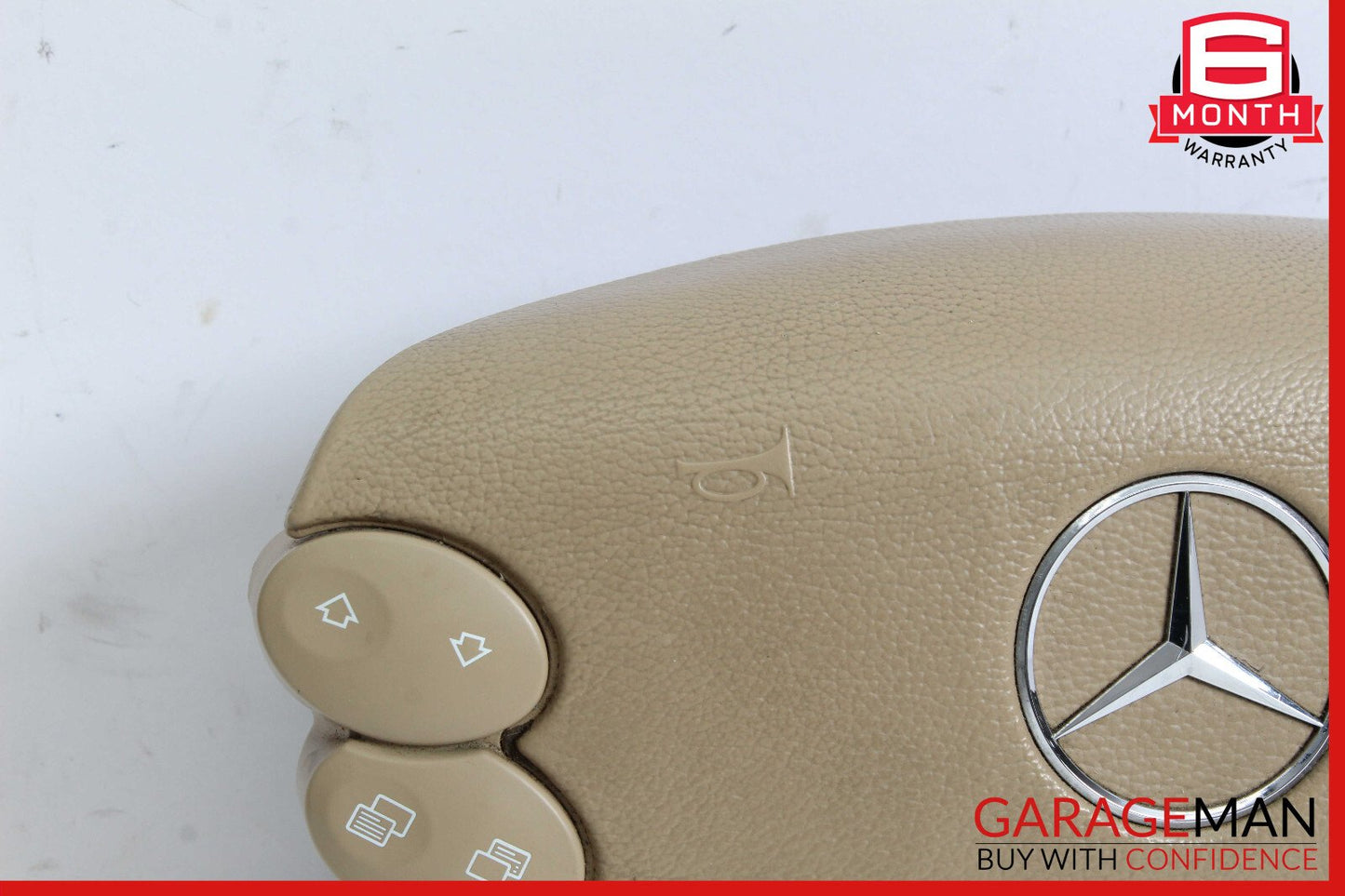 03-12 Mercedes W211 E350 E320 E550 Steering Wheel Airbag Air Bag Brown OEM