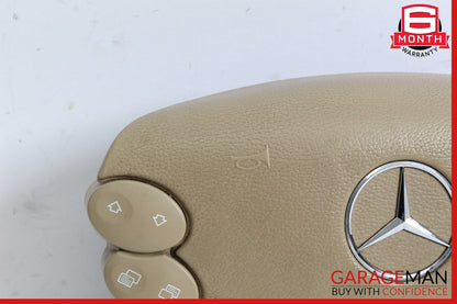 03-12 Mercedes W211 E350 E320 E550 Steering Wheel Airbag Air Bag Brown OEM
