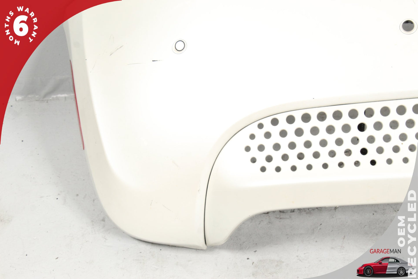 2013-2017 Fiat 500e Hatchback Rear Bumper Cover White 55110701 OEM