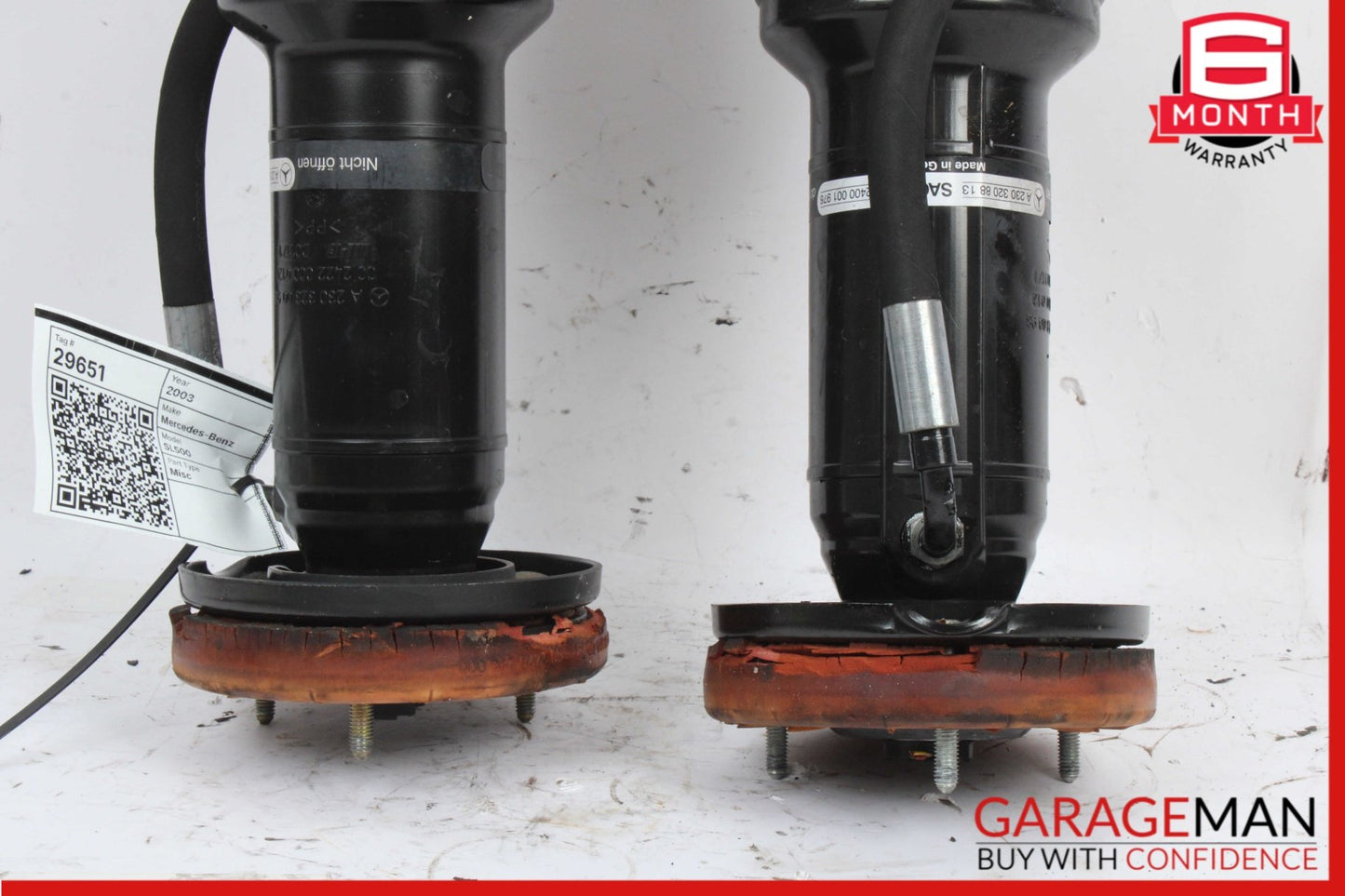 2003-2006 Mercedes-Benz SL500 R230 Front Left & Right Shock Strut 2303230098