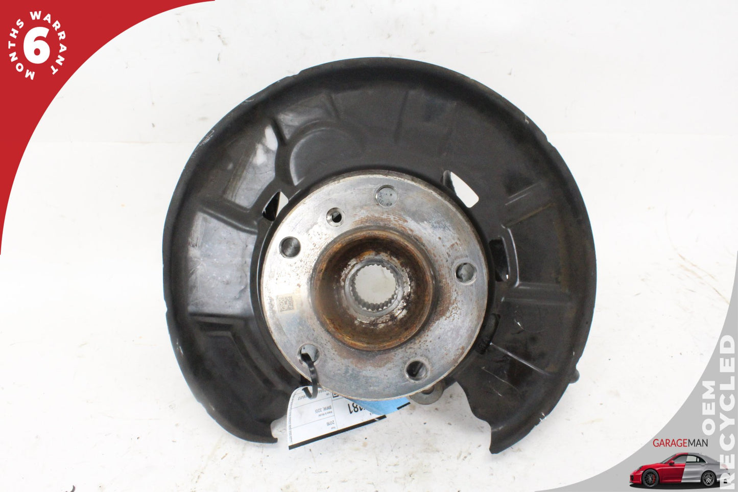 2012-2018 BMW 320i F30 Rear Left Side Spindle Knuckle Wheel Hub 6792521 OEM