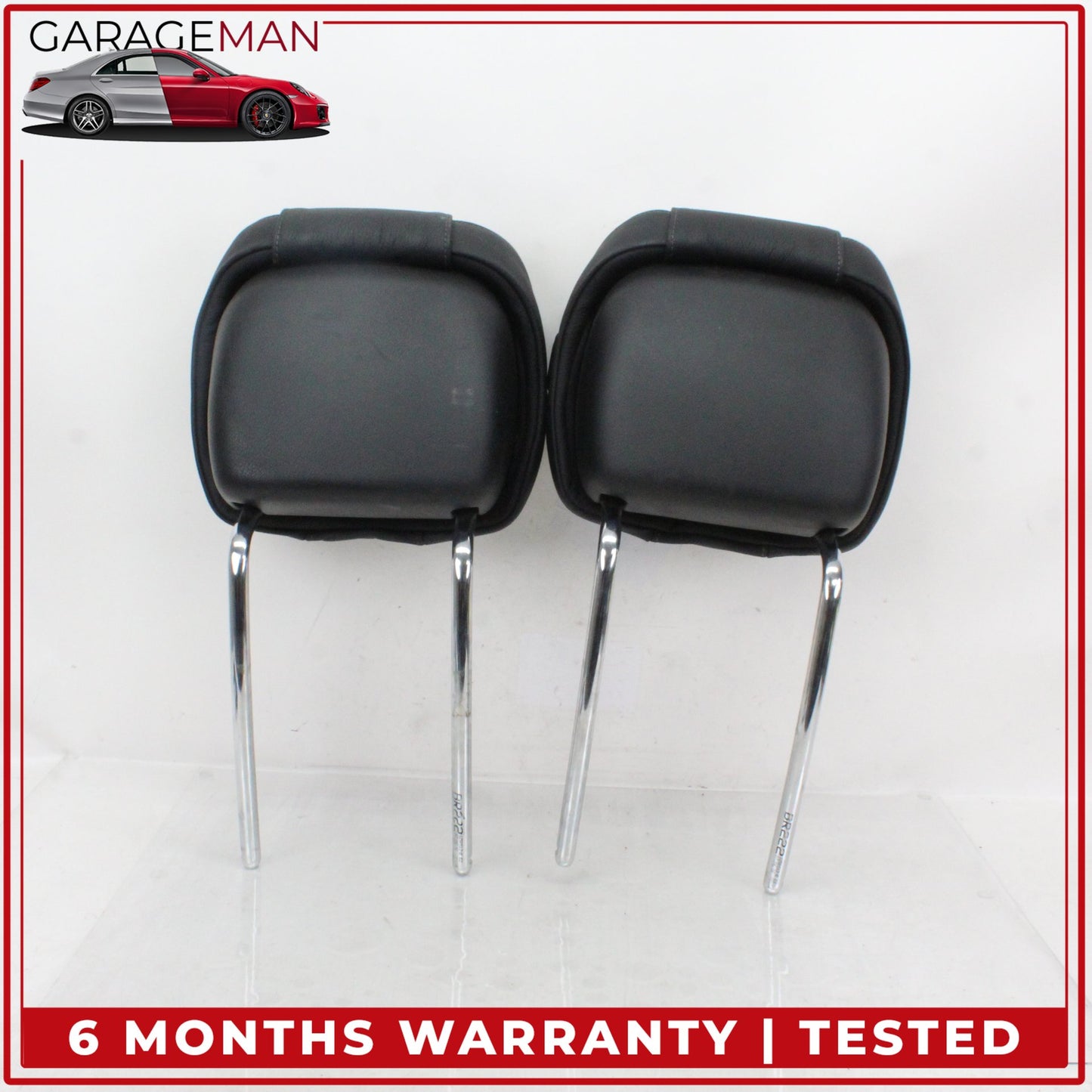 2014-2017 Mercedes W222 S550e Front Left and Right Side Seat Headrest Black OEM