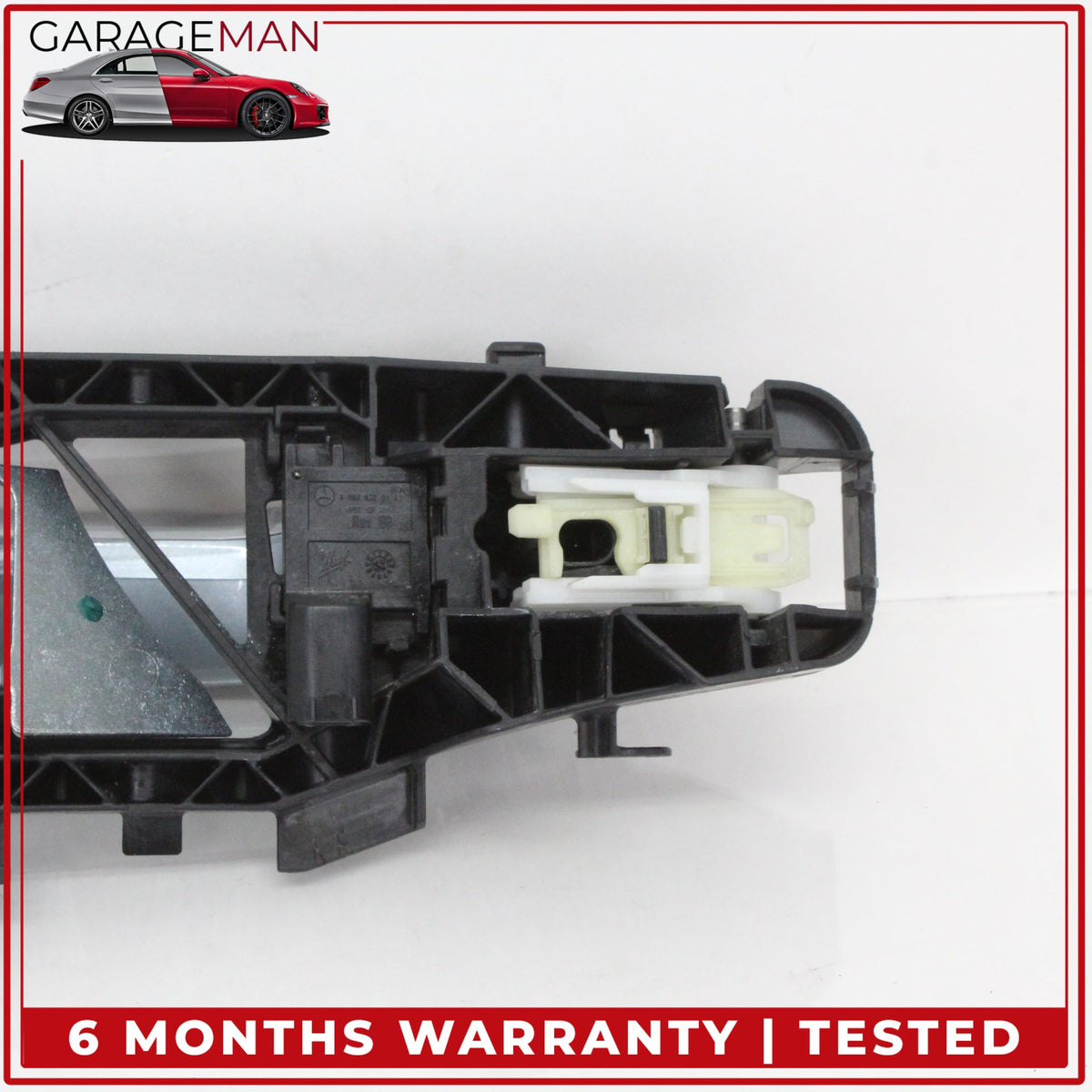 2015-2020 Mercedes W205 C300 Rear Left Side Exterior Door Handle Silver OEM