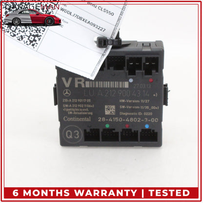 2008-2018 Mercedes-Benz CLS550 W218 Sedan Right Front Door Control Module 2129004214 OEM