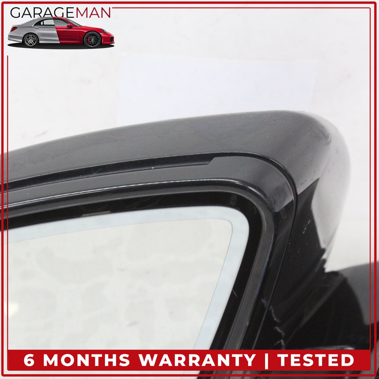 2014-2017 Mercedes W222 S550e Front Left Side Door Rear View Mirror Black OEM
