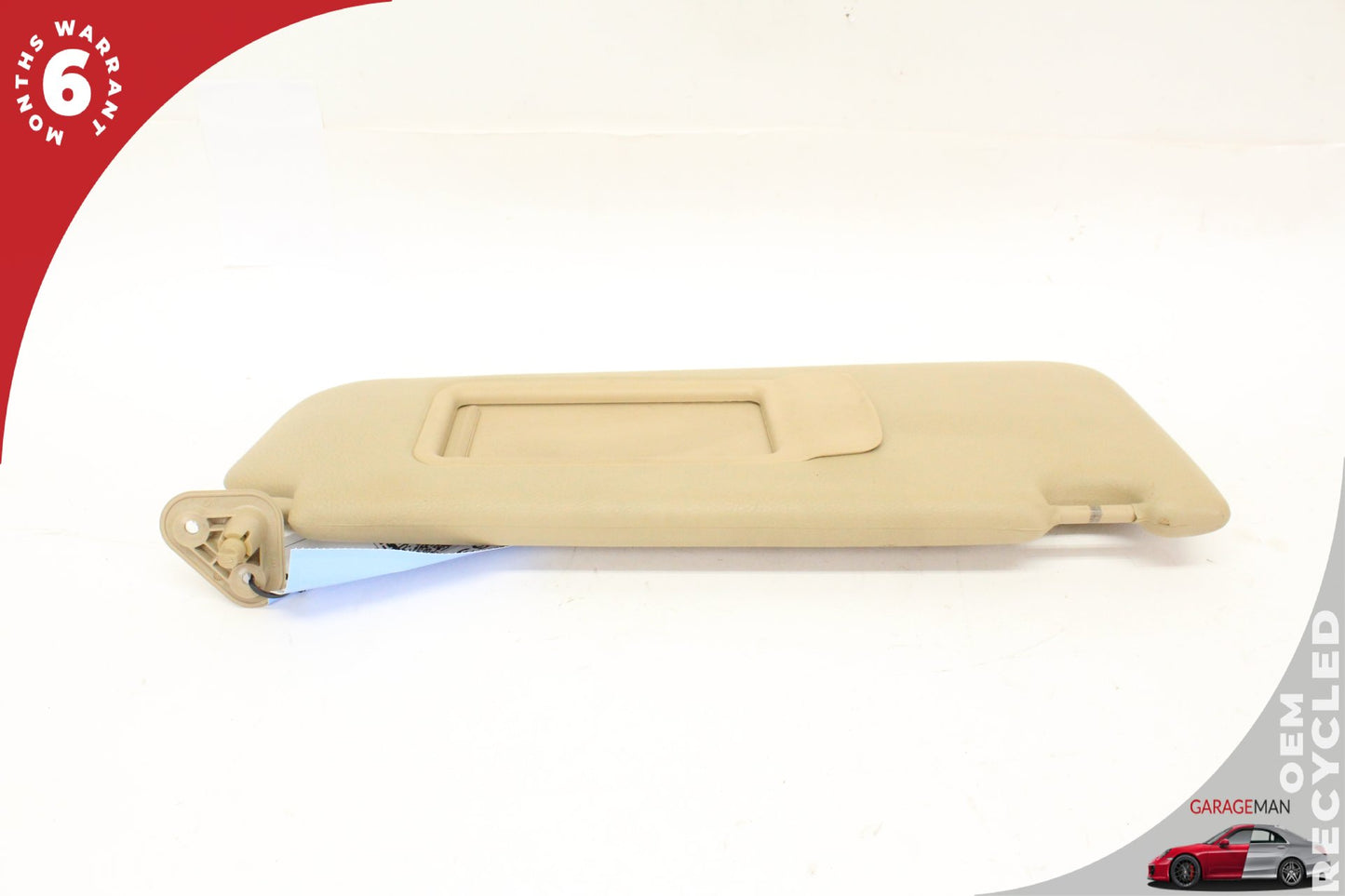 2013-2015 BMW X1 E84 Front Right Passenger Side Sun Visor Beige w/ Mirror OEM