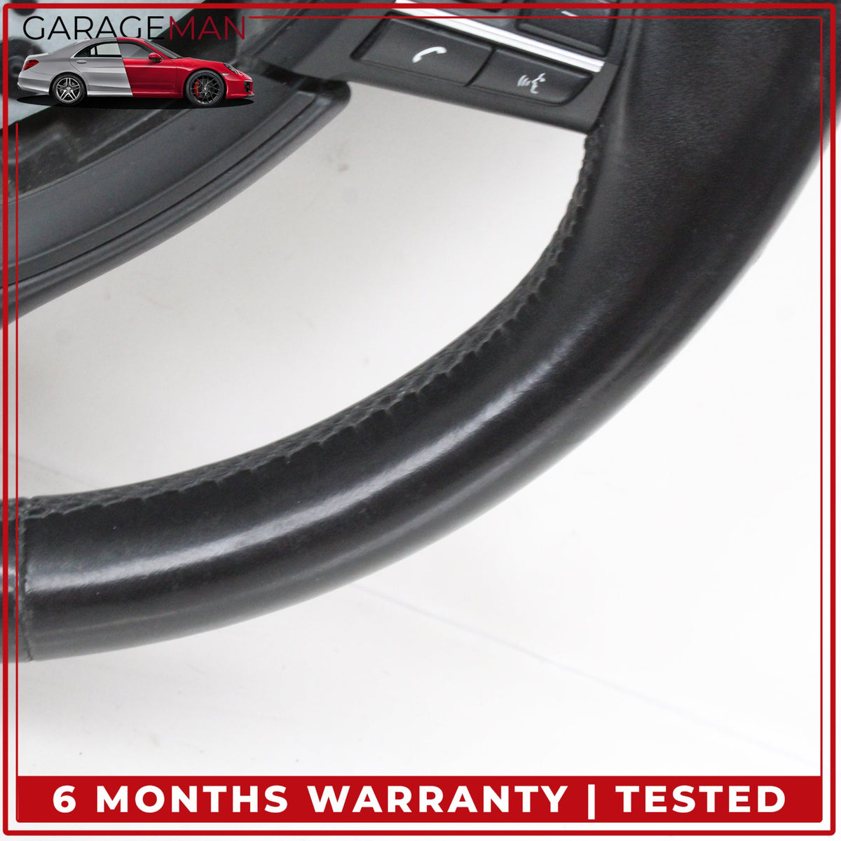 2010-2016 BMW 550i GT M-Sport Steering Wheel Black w/o Shifters 7842808 OEM