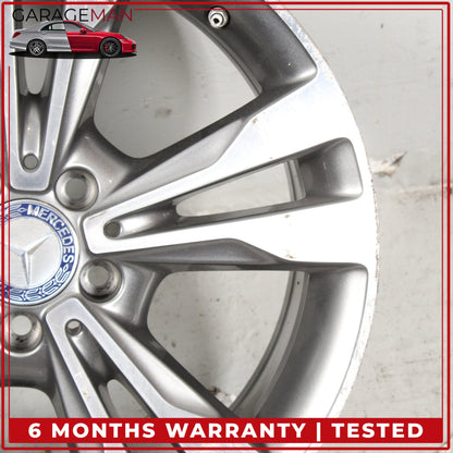 2015-2023 Mercedes W205 C300 Rear Wheel Rim 8.5Jx18H2 ET56 2054012902 OEM