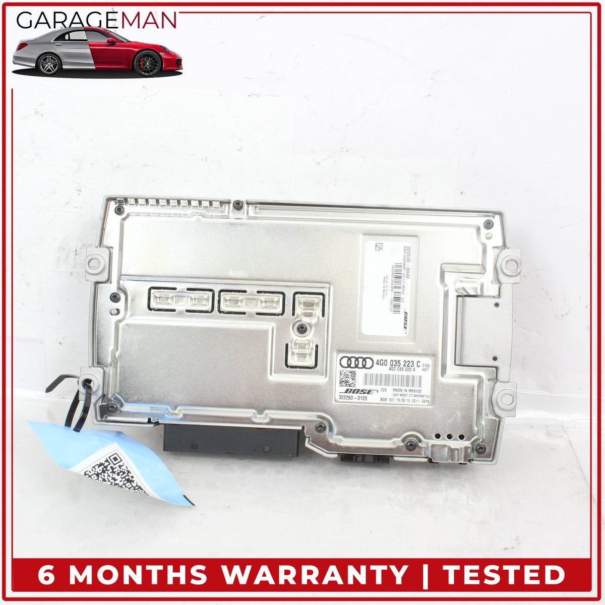 2012-2018 Audi A6 A8 Audio Sound System Amplifier AMP Bose 4G0035223C OEM