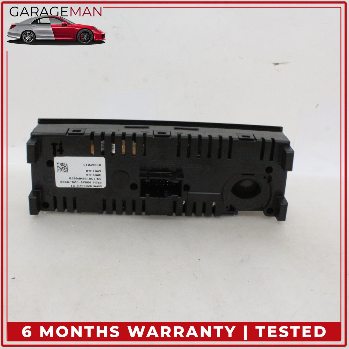 2014-2019 BMW X5 F15 Rear AC Climate Control Switch Panel Ceramic 9285823 OEM